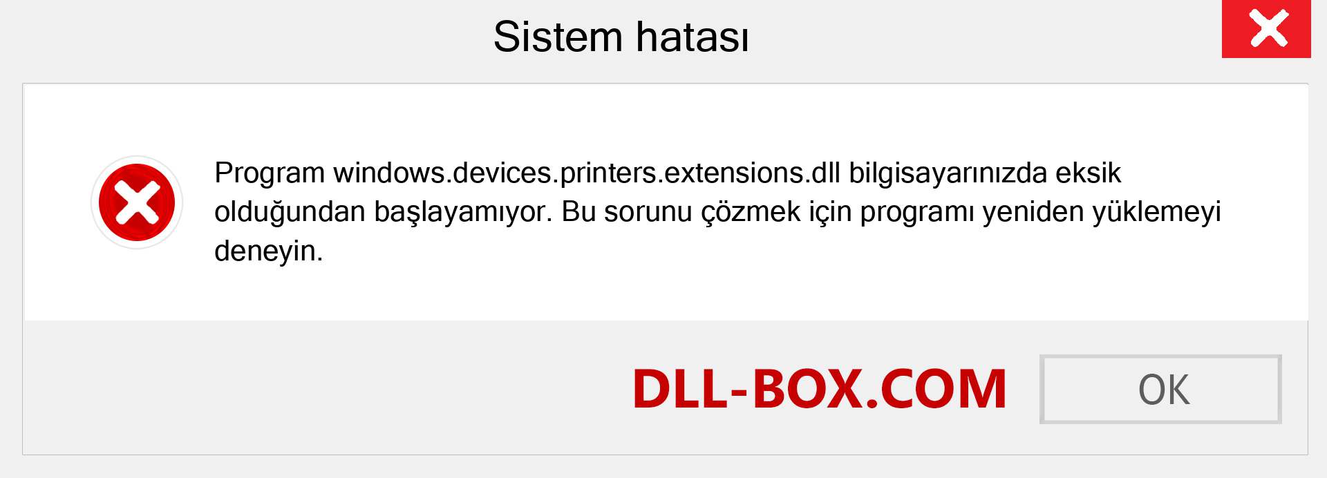 windows.devices.printers.extensions.dll dosyası eksik mi? Windows 7, 8, 10 için İndirin - Windows'ta windows.devices.printers.extensions dll Eksik Hatasını Düzeltin, fotoğraflar, resimler